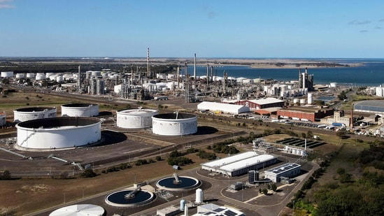 Massive fire breaks out at one of Australia’s two remaining oil ...