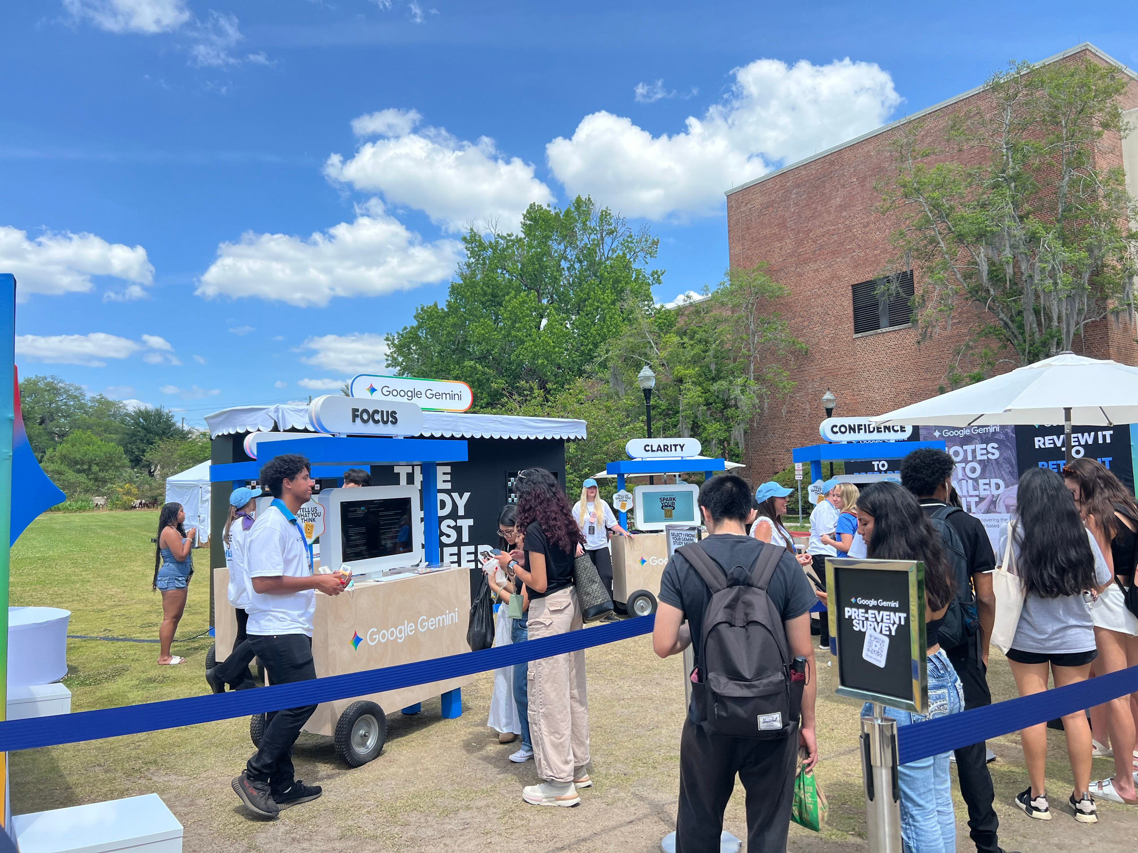 Google Gemini hosts pop-up event for FSU students ahead of finals week