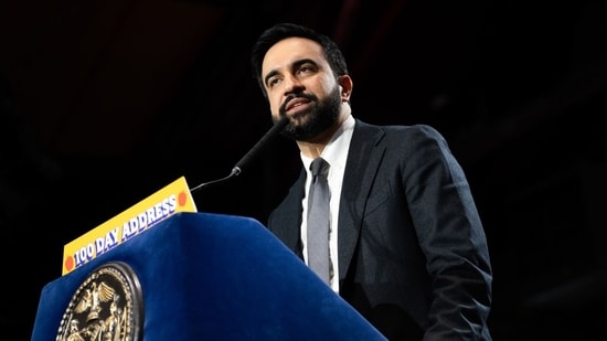 Zohran Mamdani reacts as NYPD video shows officers punching, kneeing ...