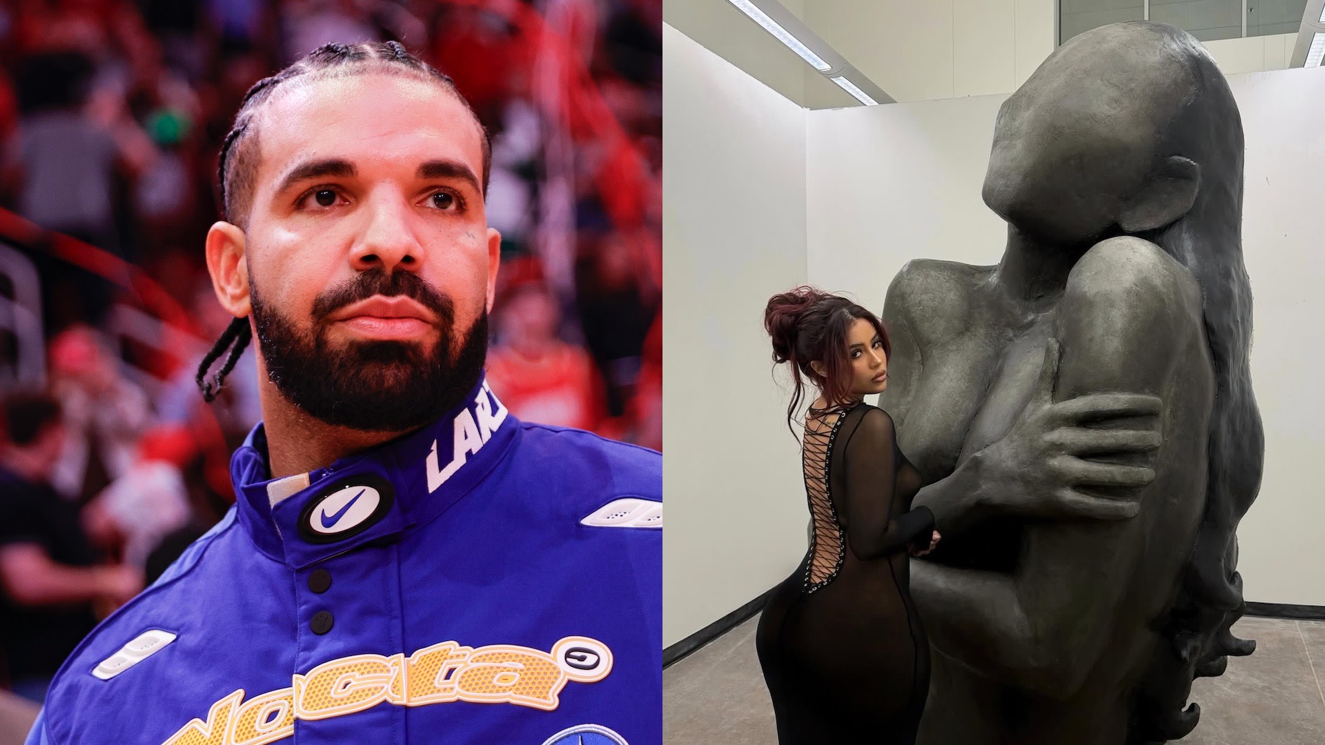 Drake gets 9-foot Sade sculpture inspired by 'Love Deluxe' album cover ...