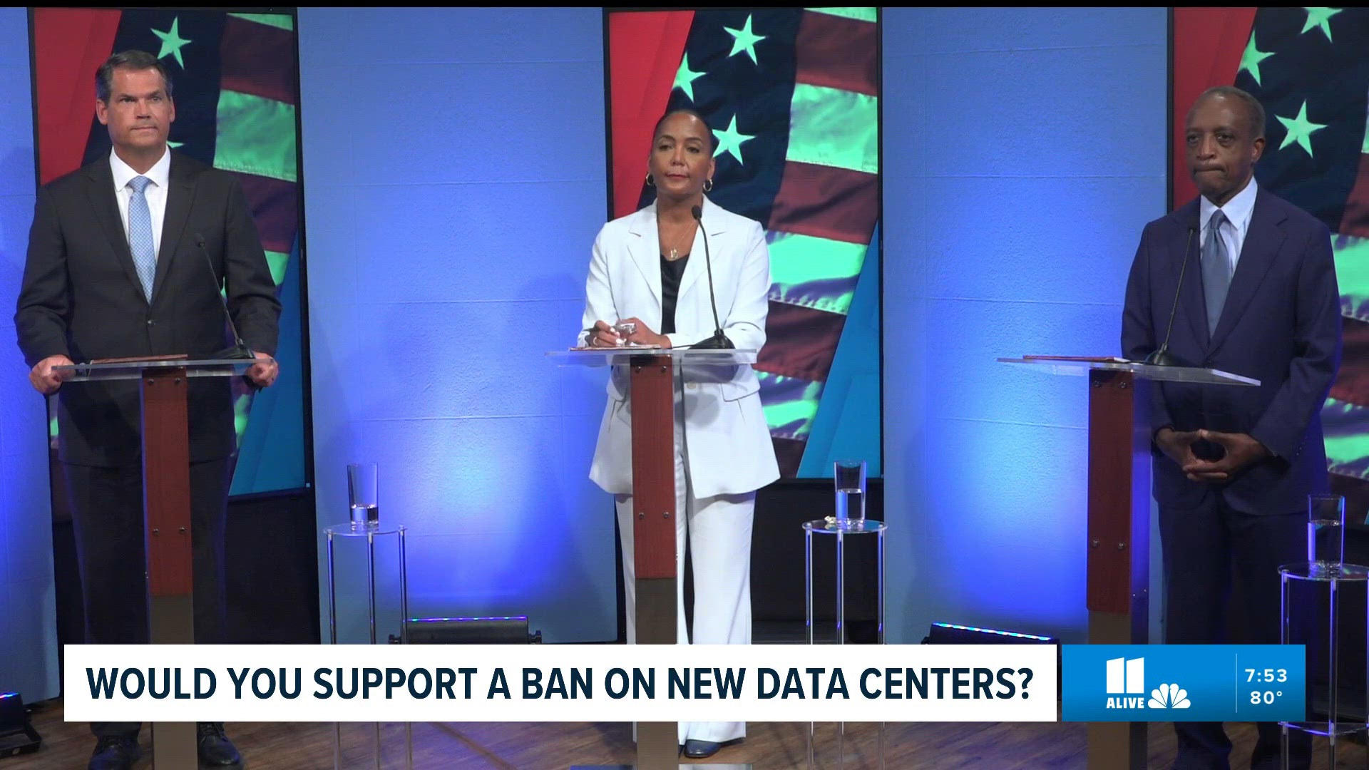Closing statements in 11Alive debate