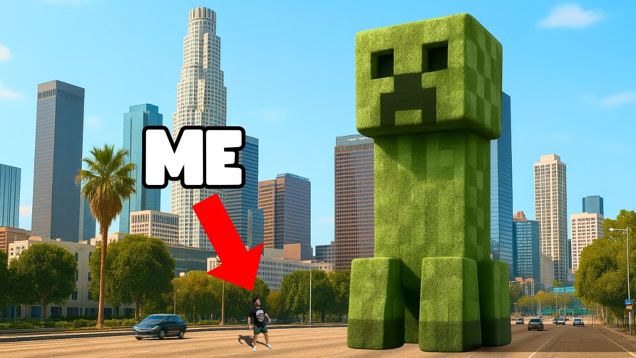 This Minecraft creeper build is actually insane