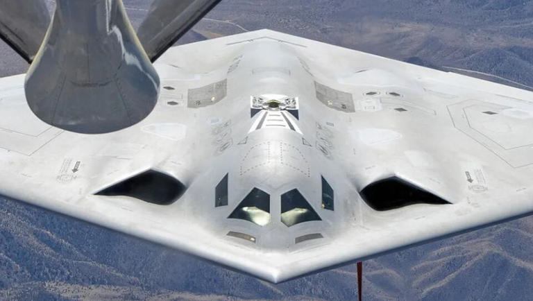 B-21 Raider's first overhead view and refueling scene revealed