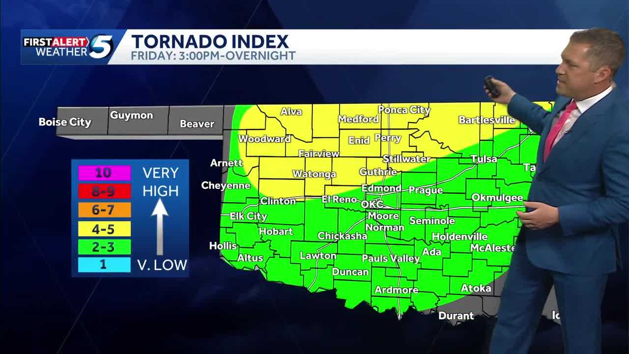 Timeline: Severe weather risk returns Friday across Oklahoma, with ...