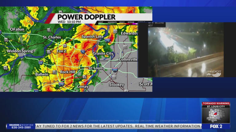 Tornado warnings roll through the St. Louis area