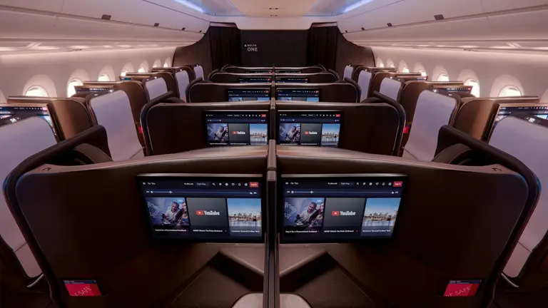 Delta’s swanky new suite is designed for side sleepers