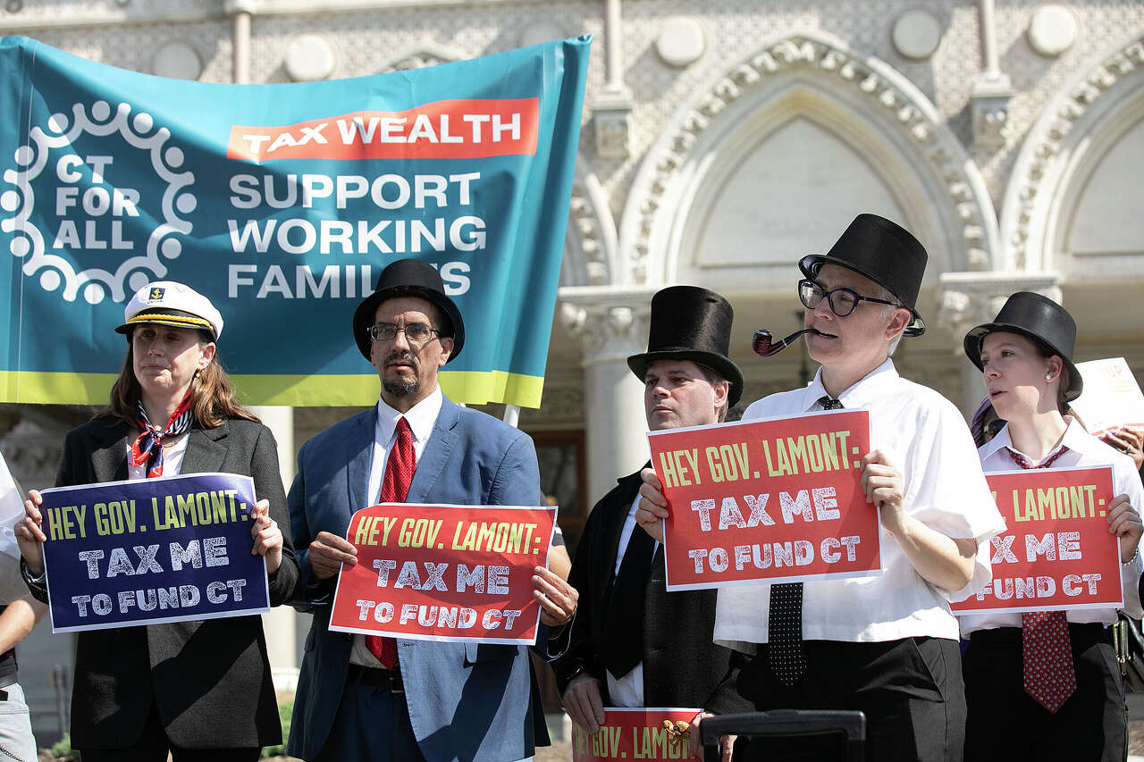On Tax Day, CT advocates press Lamont to tax the rich: 'We have an ...