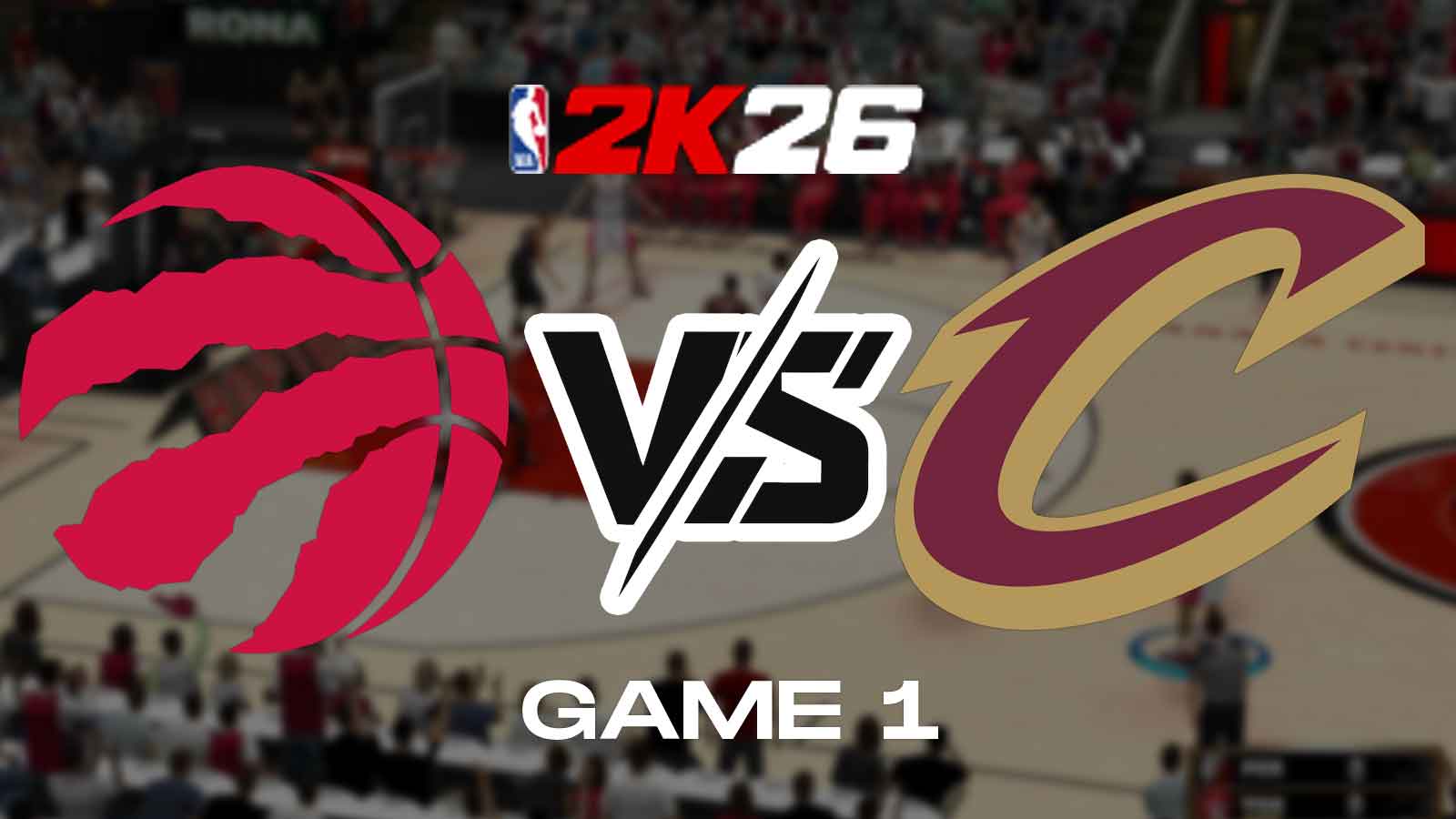 Raptors vs. Cavaliers game 1 results according to NBA 2K26