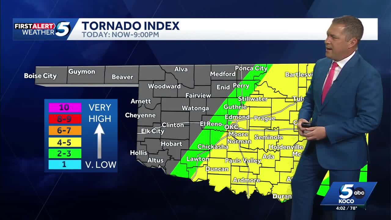 Tornado watch issued for several counties, including OKC metro, for ...