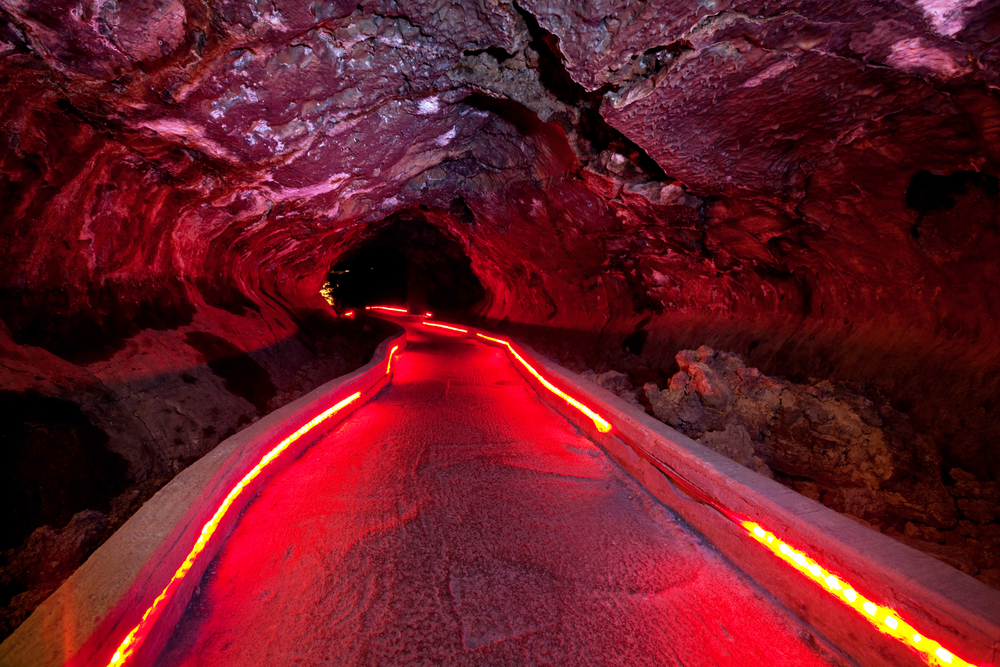 You can explore lava tube caves under a real volcano in California’s ...