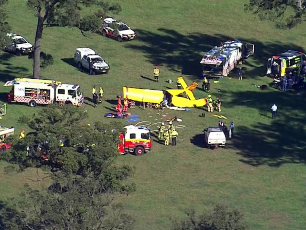 Pilot freed from light plane crash wreckage