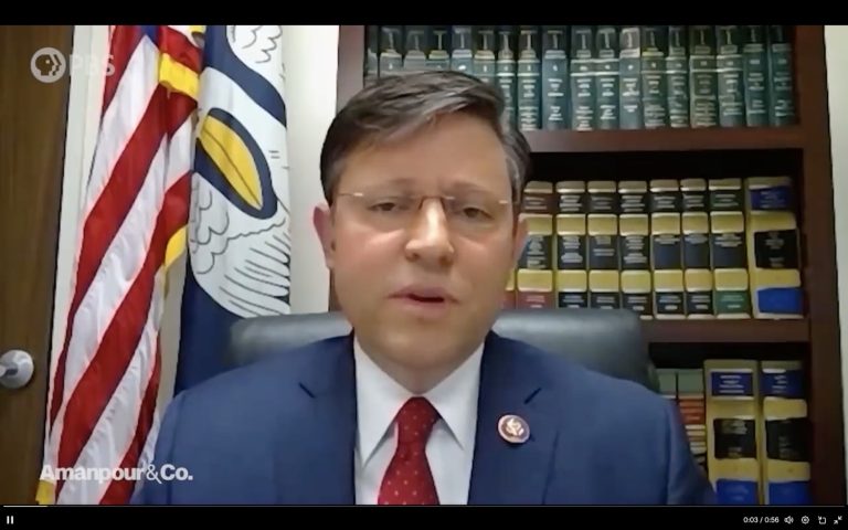Mike Johnson discovers the word "allegation" only applies to Republicans