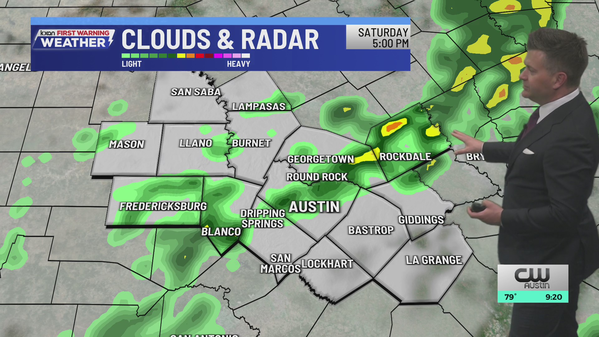 Dry to end the work week, but scattered showers and storms return ...