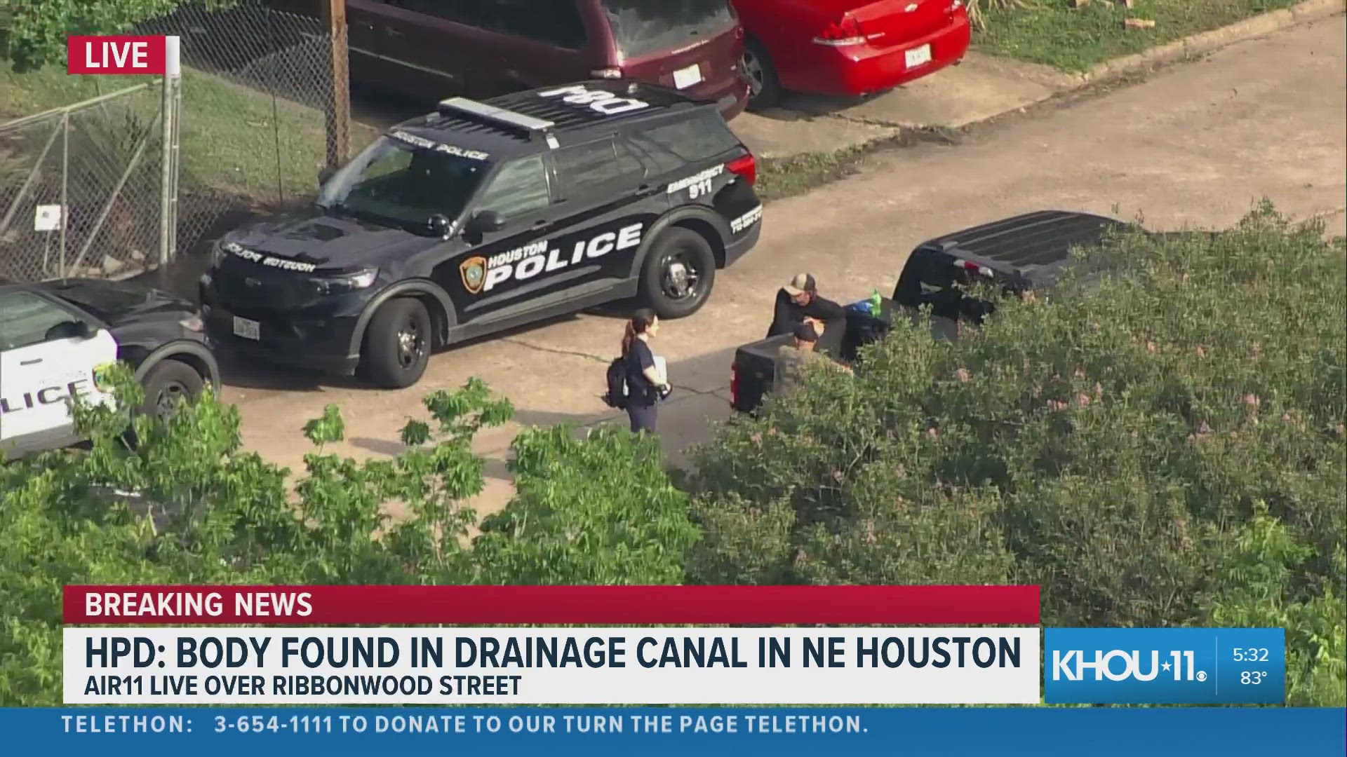 Body found in drainage canal in northeast Houston