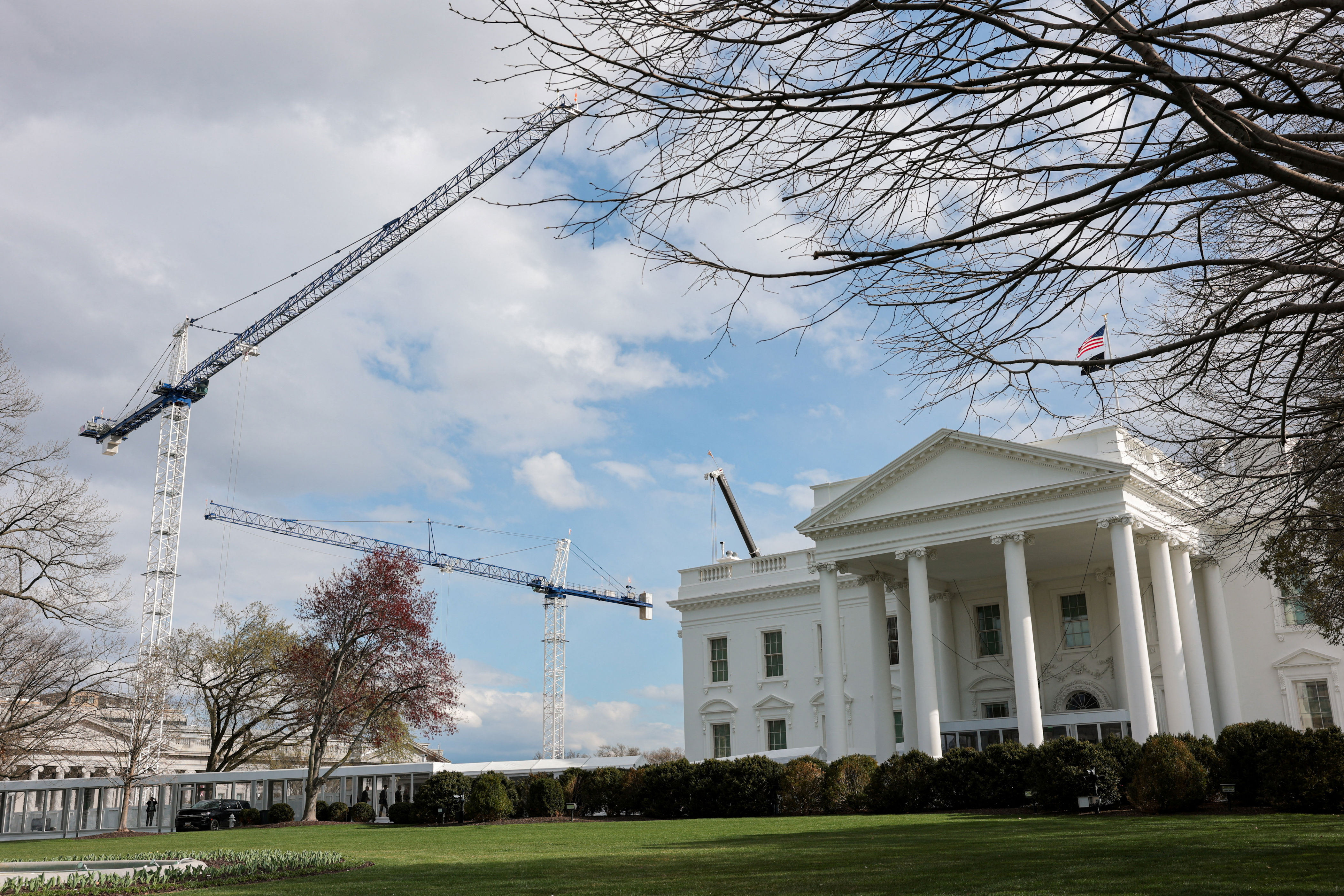 Trump files emergency motion to continue building White House ballroom