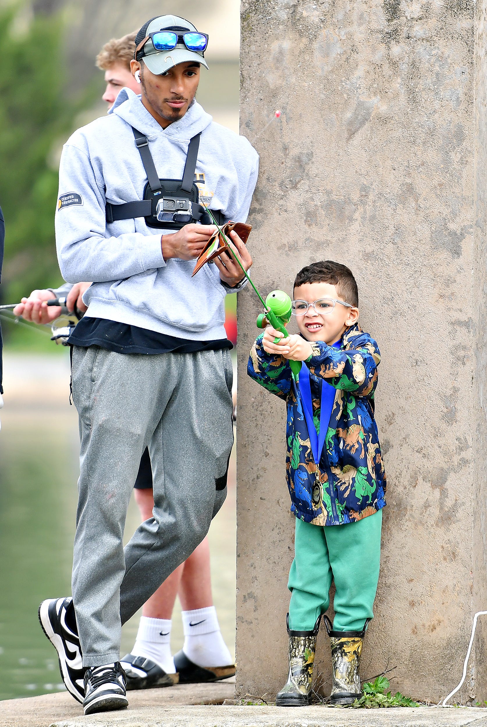 Kids of all sizes bring in fish of all sizes at annual York City event