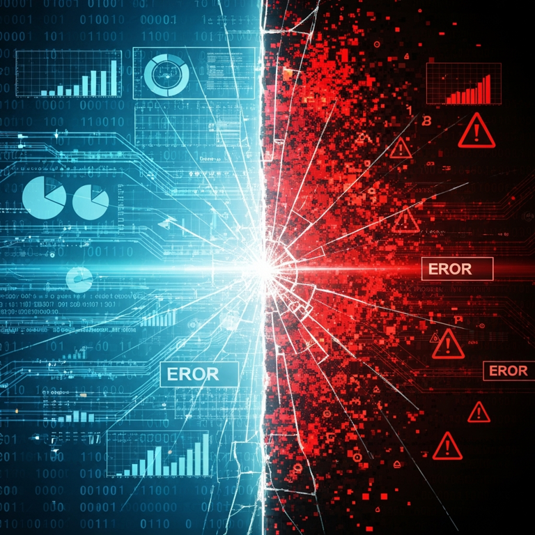 25 Times data was completely wrong: catastrophic failures
