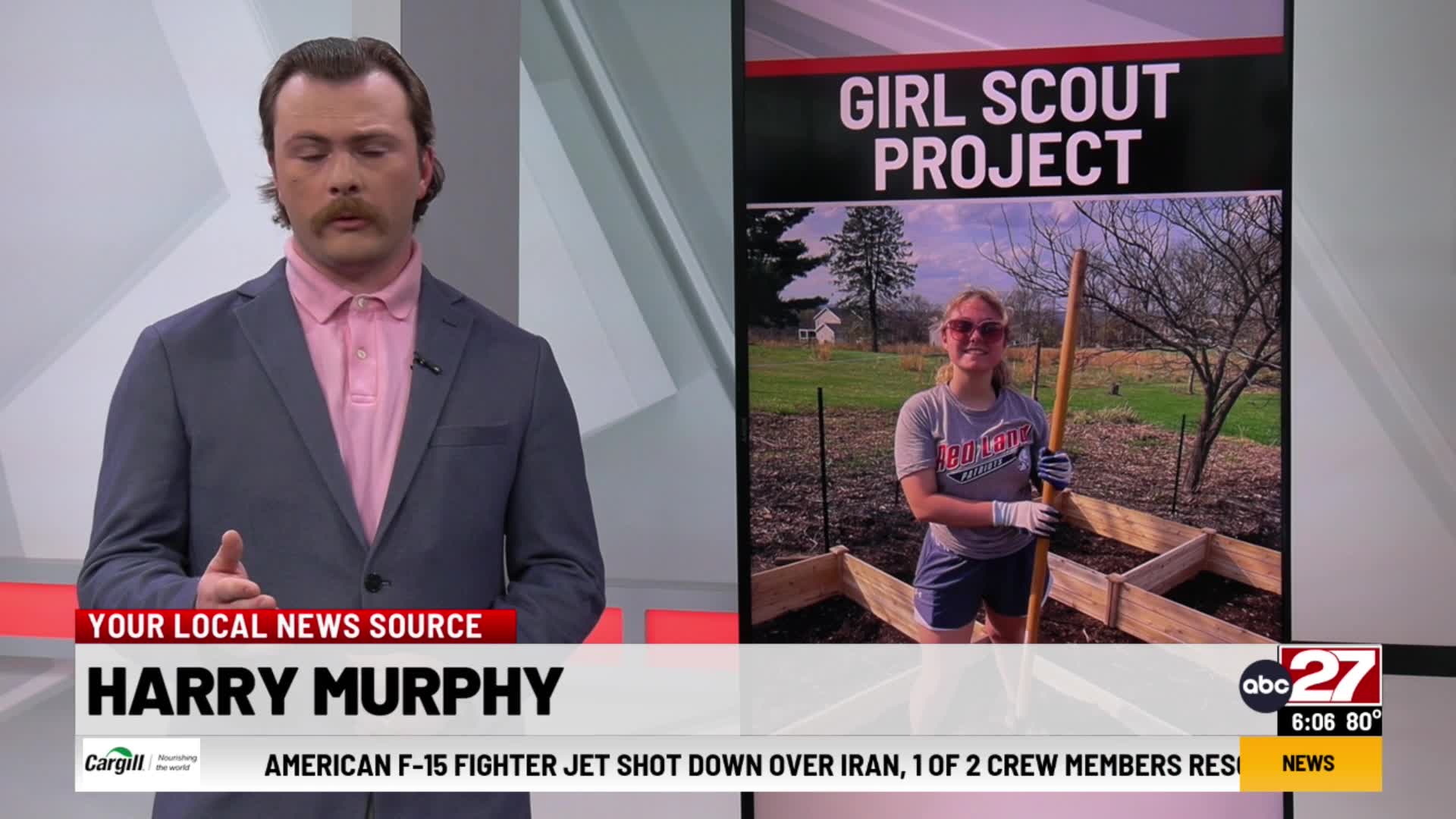 York County Girl Scout helps local food bank