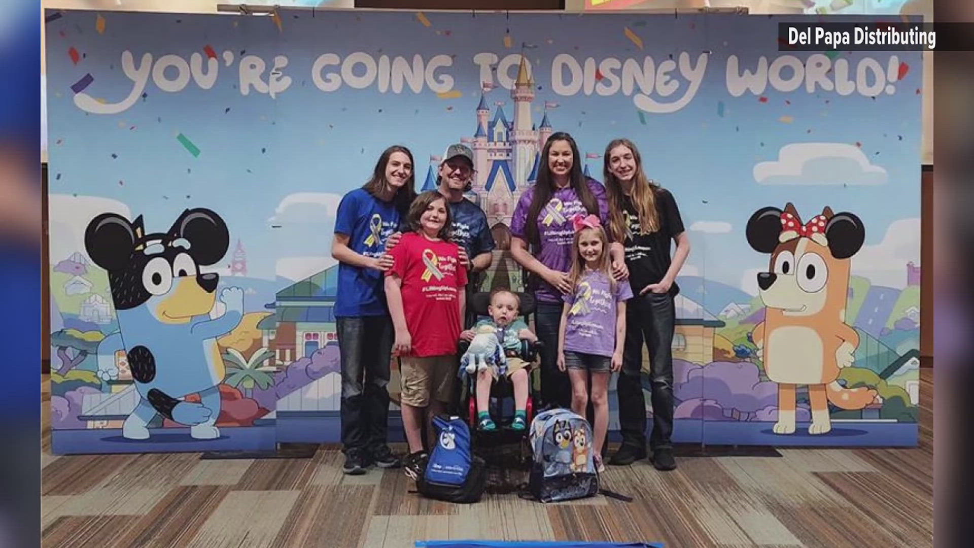Del Papa Distributing, Make-A-Wish send Lawson to Disney