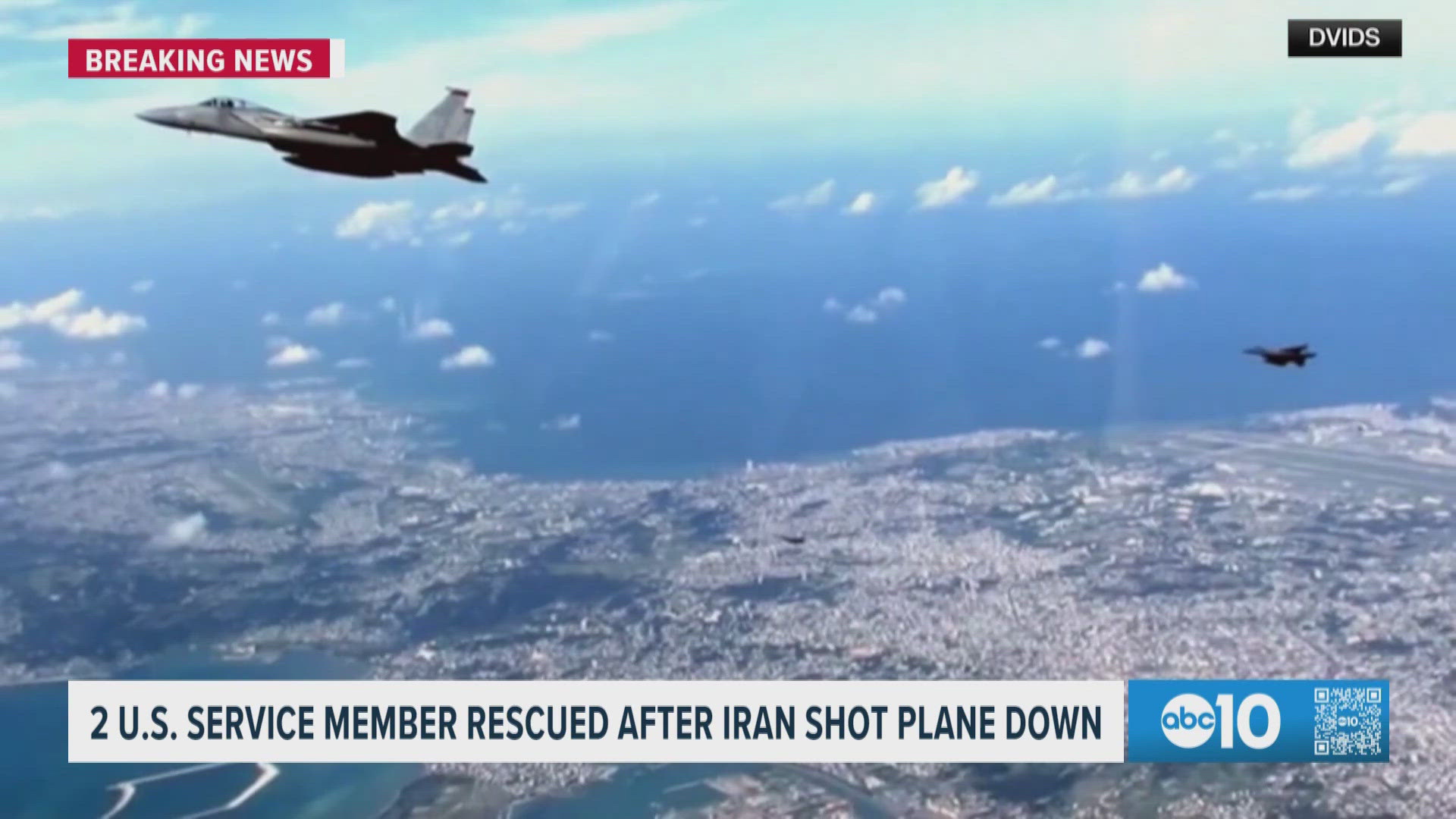 Second missing service member from jet shot down by Iran has been rescued