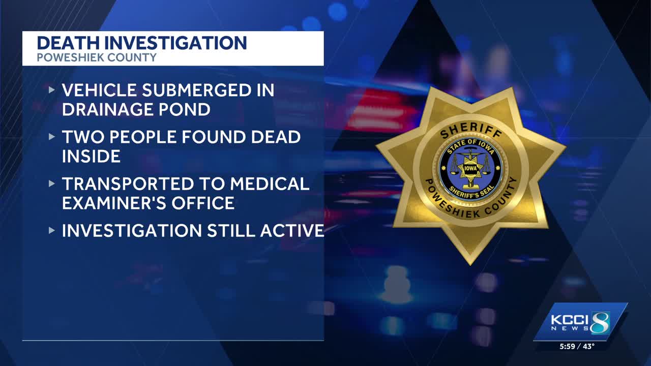 Two people found dead in submerged vehicle near Montezuma