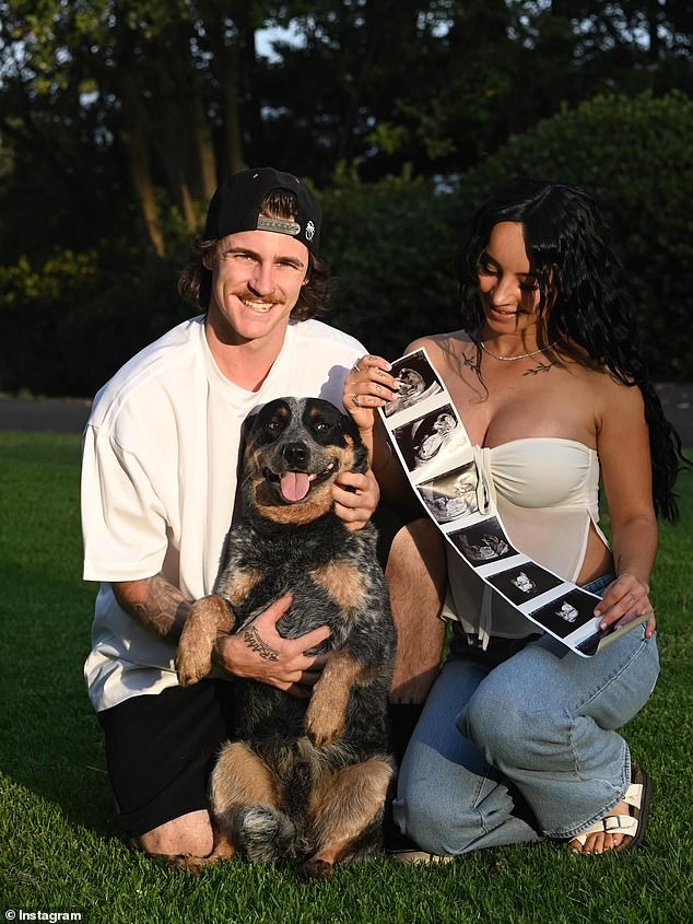 Zac and his partner announced on Instagram in November they were having a baby