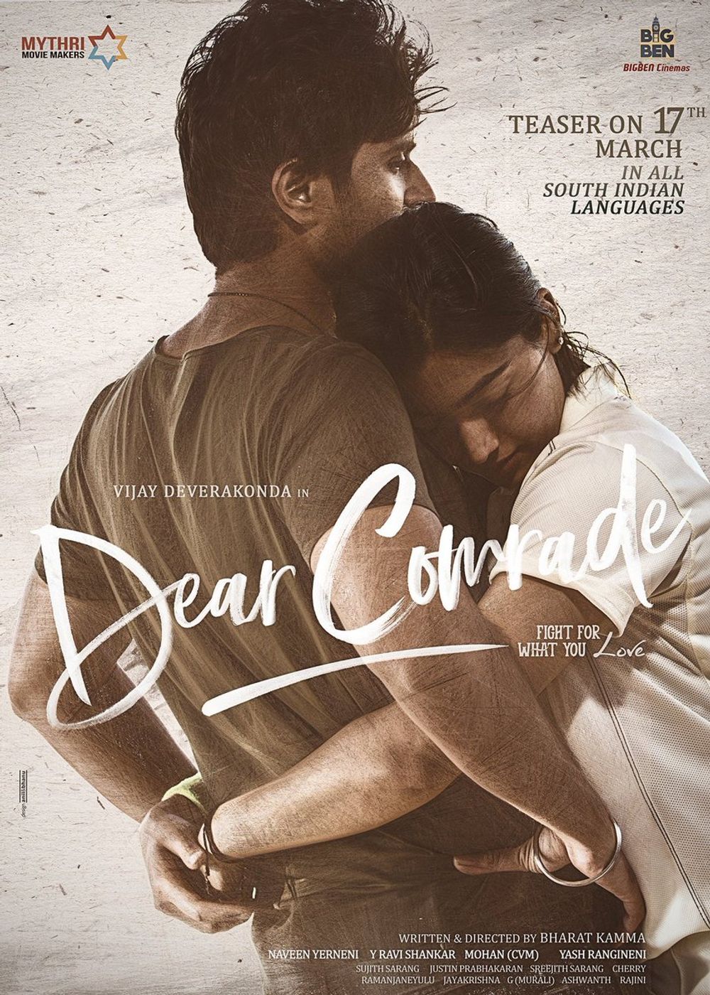 Dear Comrade: Starring Vijay Deverakonda and Rashmika Mandanna, Dear Comrade was released in 2019. Reportedly, Sai Pallavi was initially approached for the role of Lilly, which was eventually played by Rashmika. The romantic action drama explored love, student politics and the struggles of its protagonists. Although the film did not emerge as a major box-office success, it developed a loyal following after its release.