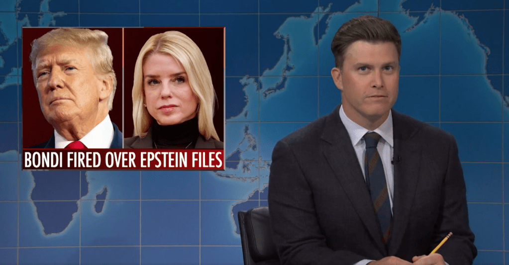 SNL Weekend Update roasts Pam Bondi, JD Vance