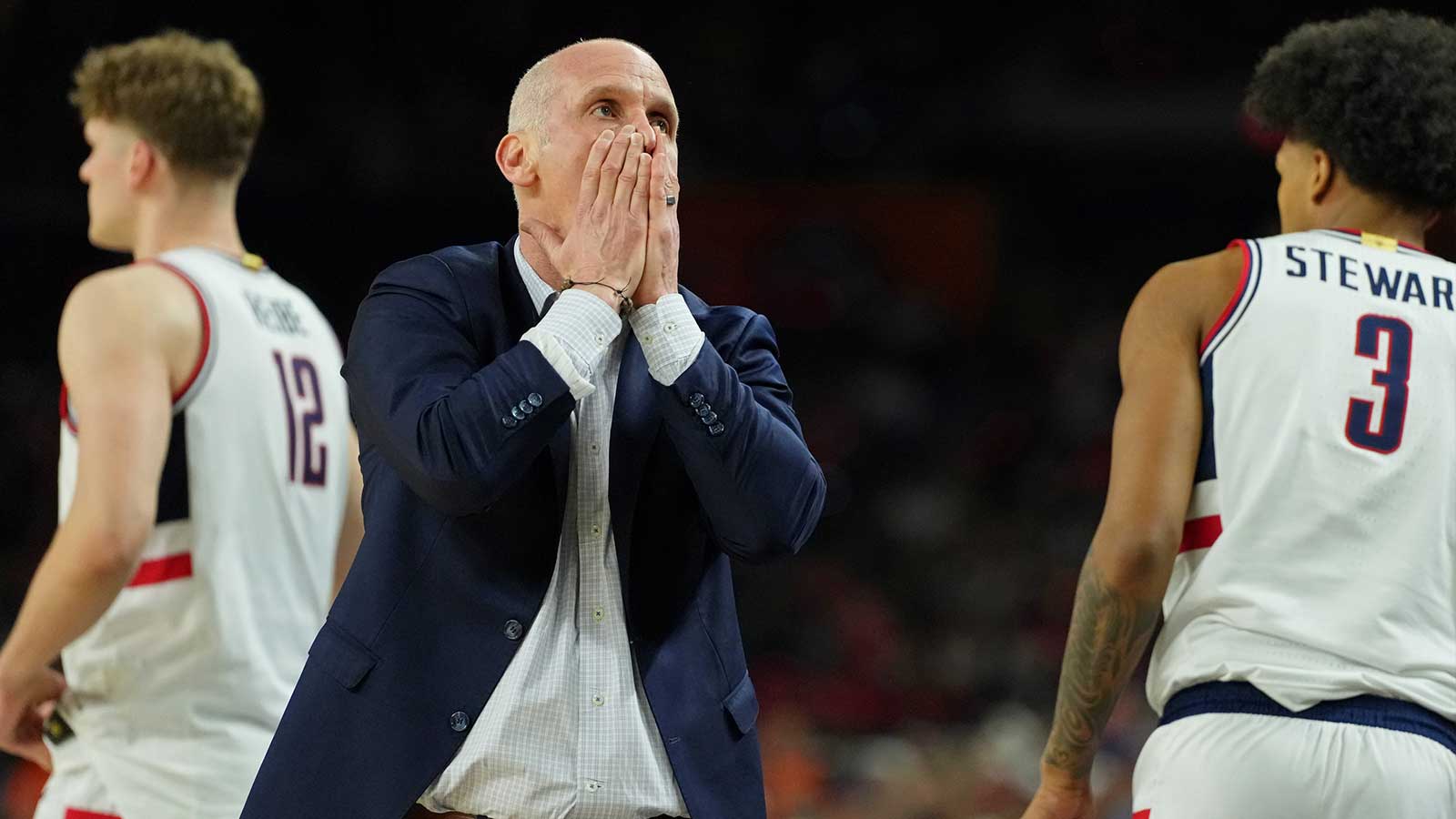 Dan Hurley leads UConn back to national championship game for 3rd time in 4 seasons<br>