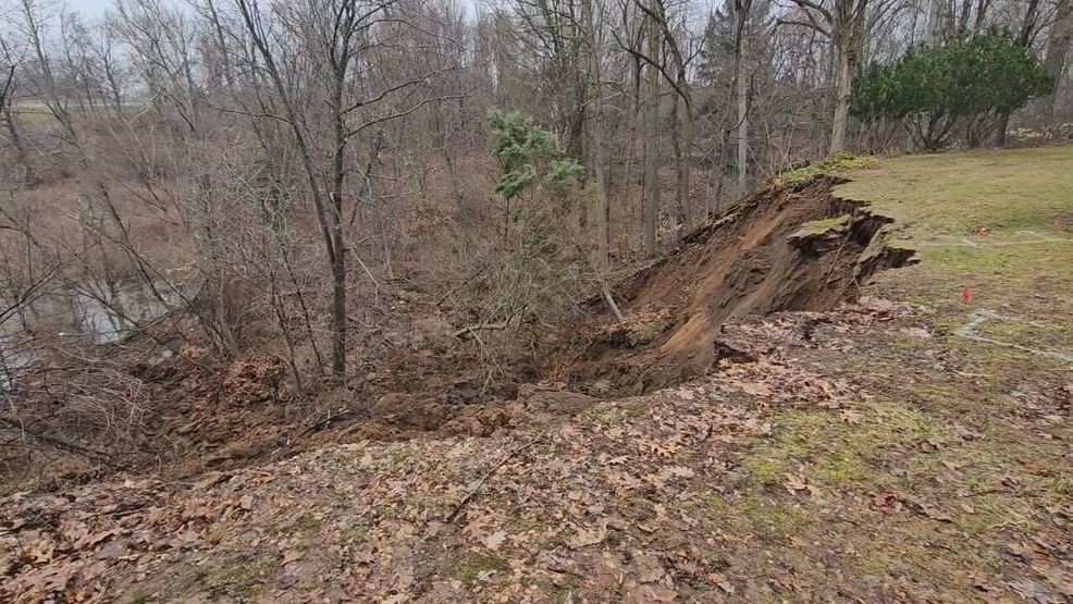 Irondequoit neighbors seek answers after severe weather triggers backyard landslide<br><br>