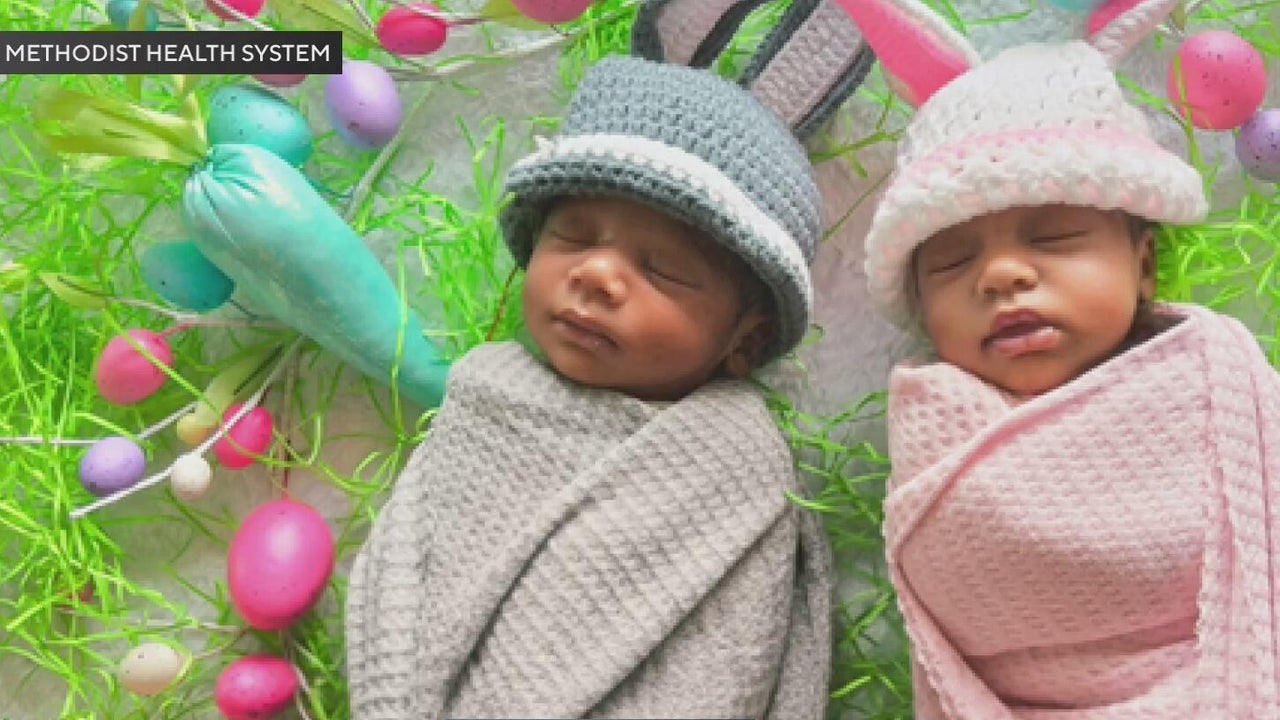 Methodist Richardson shares sweet Easter photos of NICU preemies