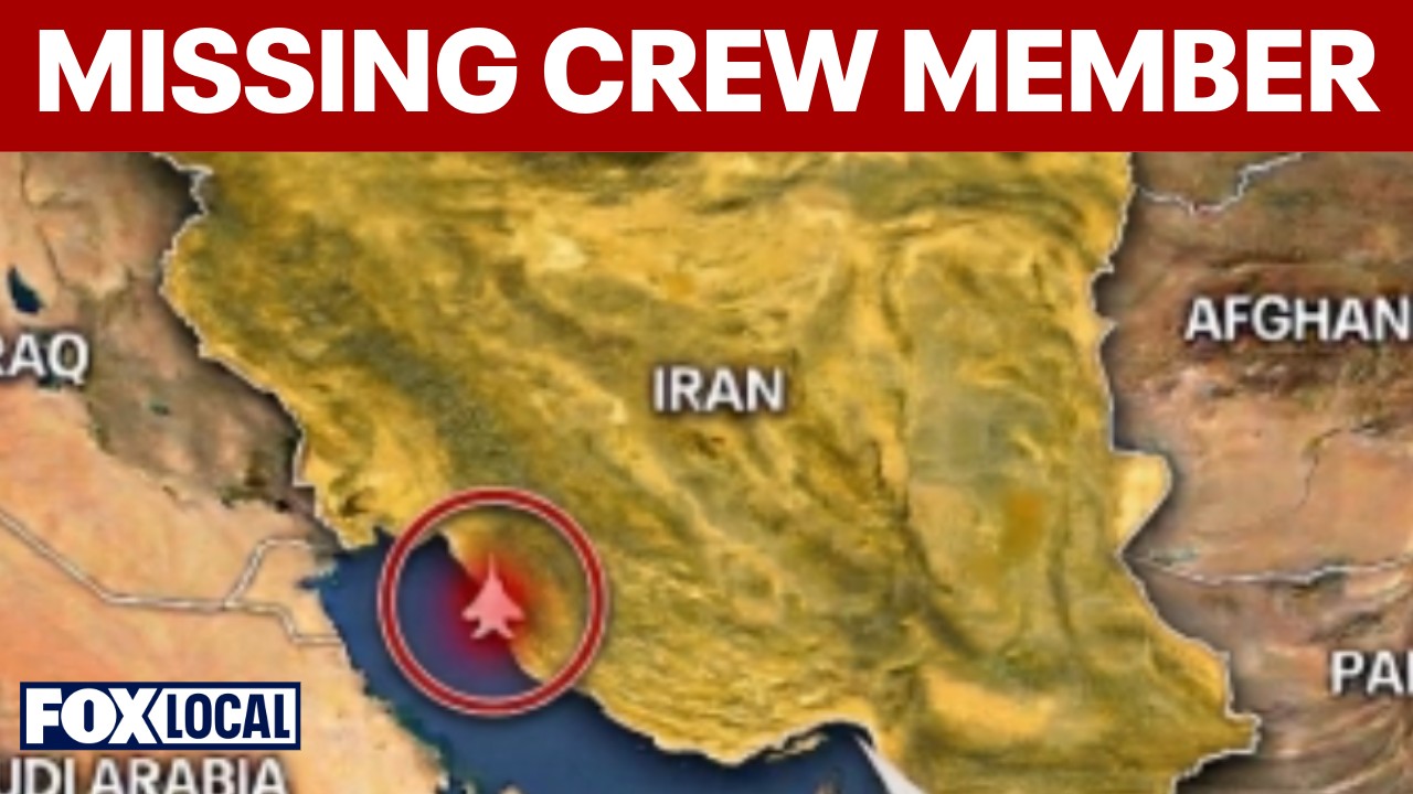 US racing to find missing crew member from downed military plane in Iran
