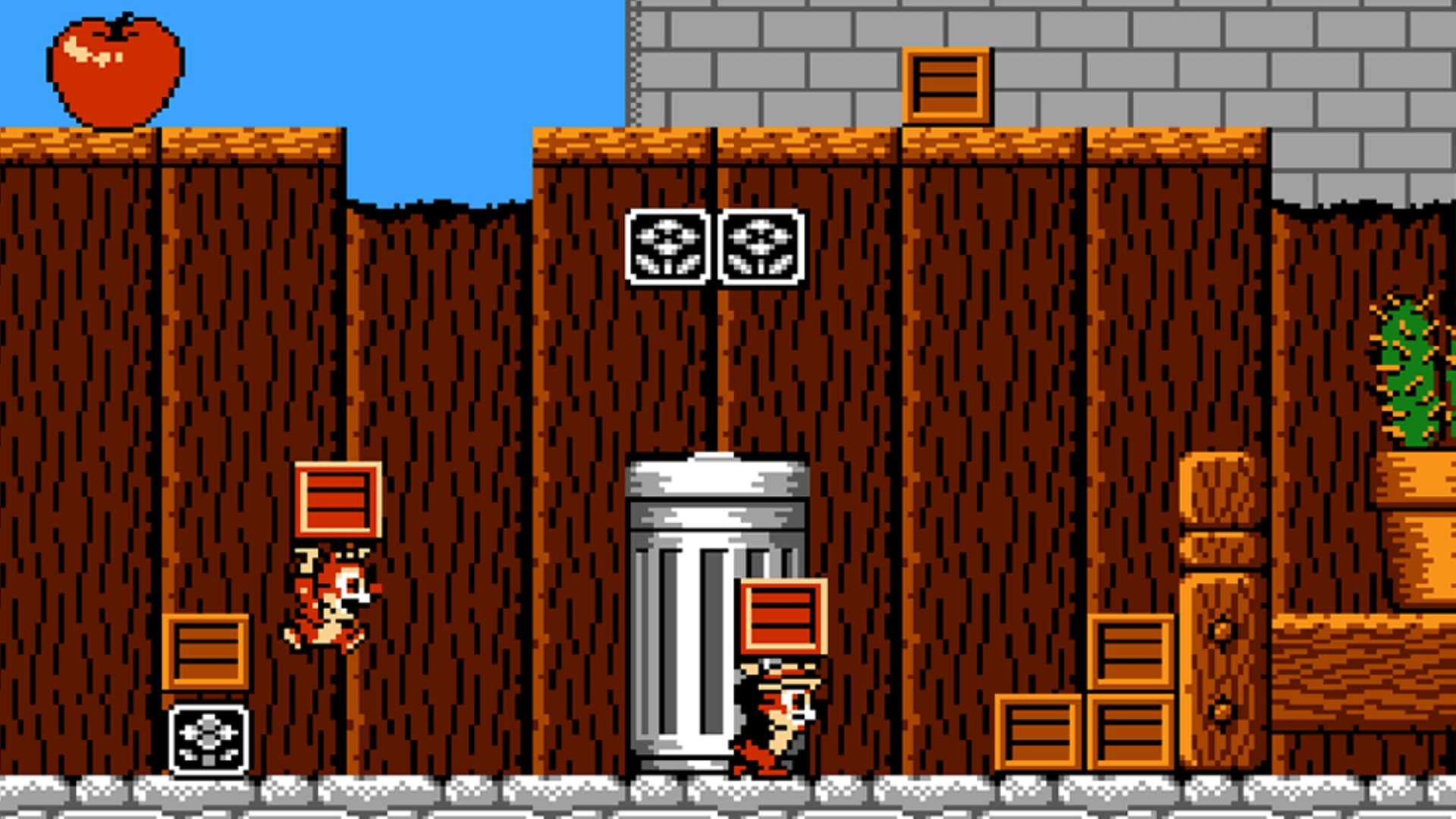 chip n dale rescue rangers nes screenshot