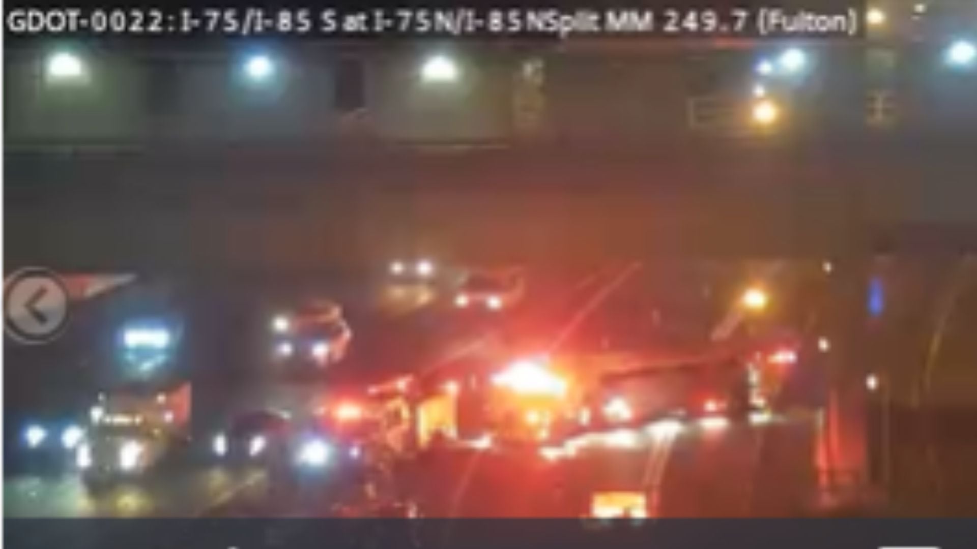 I-75 south connector to I-85 north in Atlanta reopens after crash