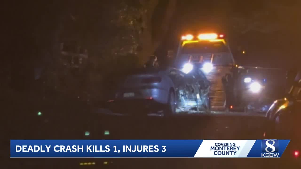 3 injured, juvenile killed in suspected DUI crash in Monterey County