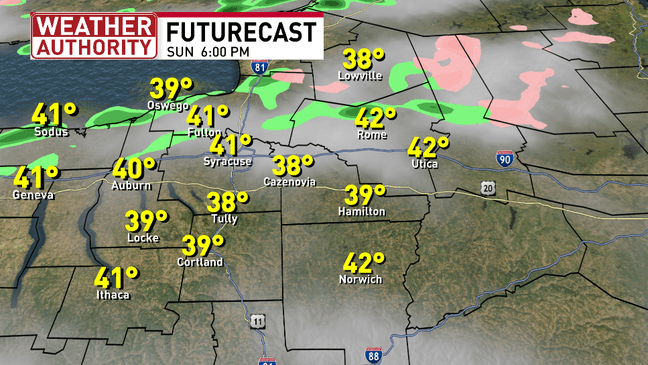 Possible localized severe weather overnight into early Sunday morning