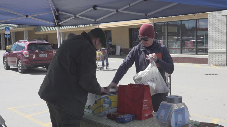 15th annual Hancock County food drive begins with grocery store station ...