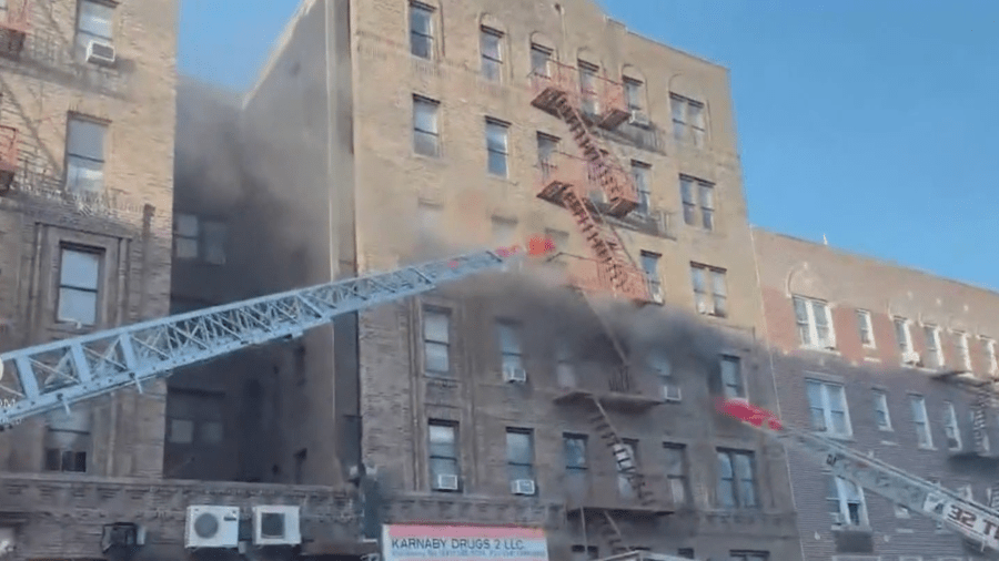 Residents displaced by second fire at Bronx apartment building