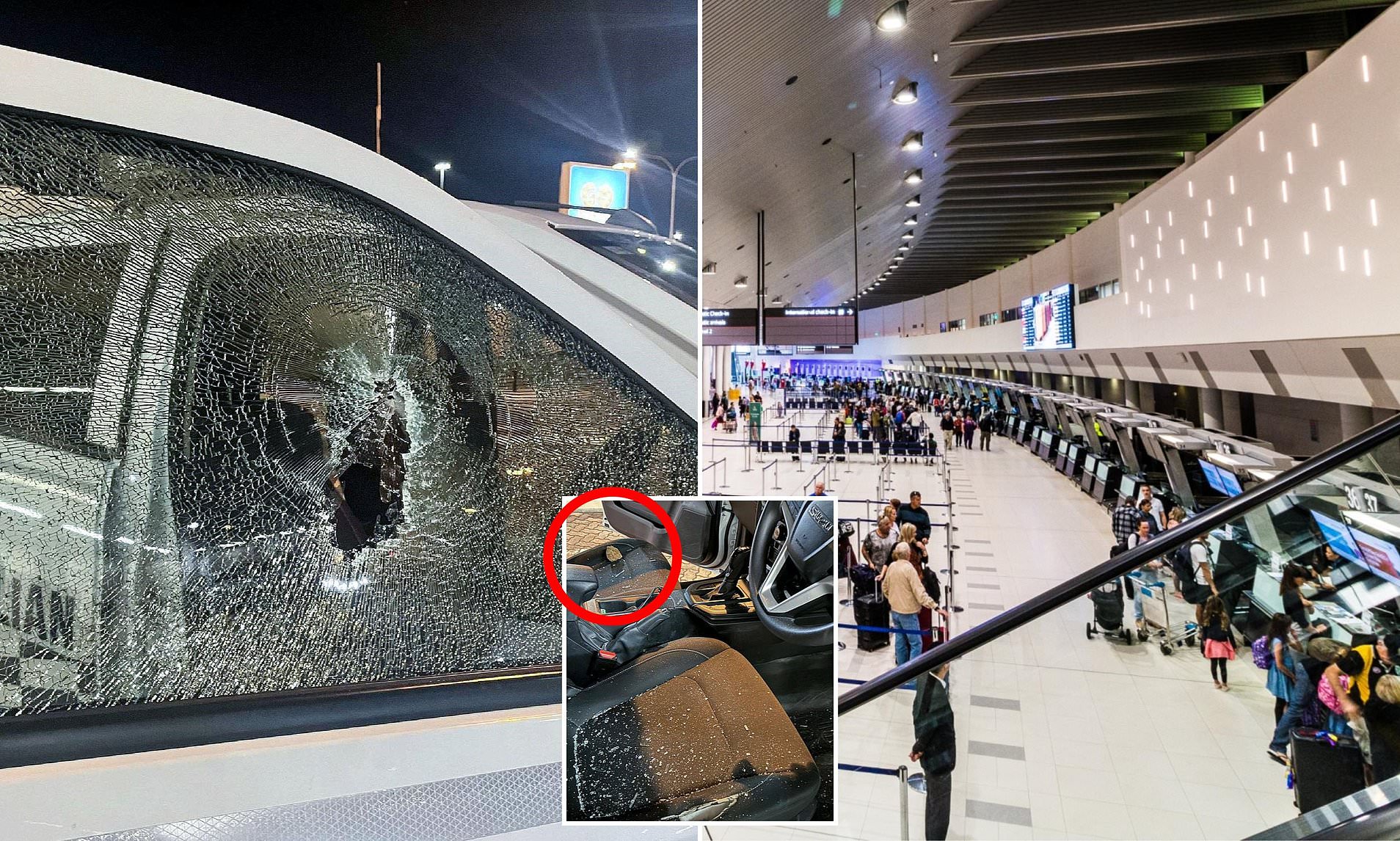 Bizarre rampage at Aussie airport ends when passenger tries to flee on ...