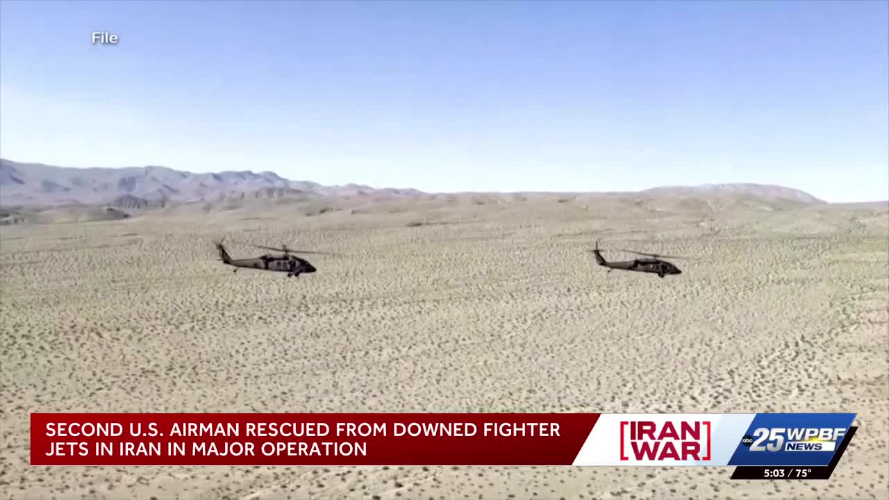 US aviator missing after Iran shot down fighter jet has been rescued
