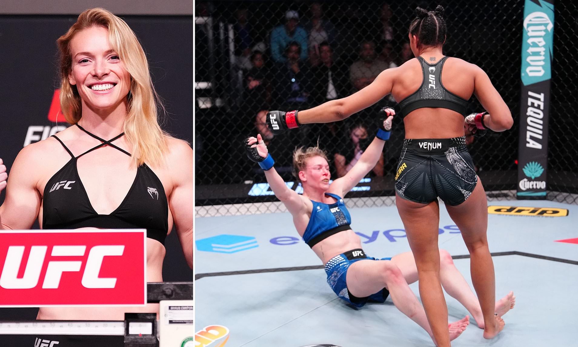 Referee halts fight after Pereira's record UFC knockout