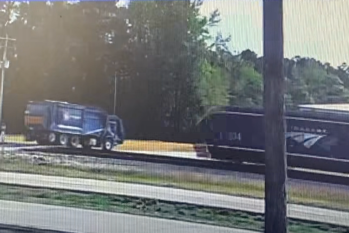 Amtrak train smashes into garbage truck in lucky escape for driver