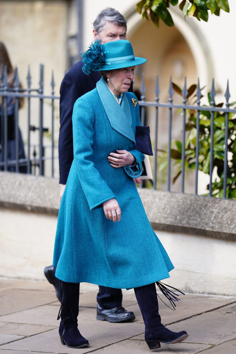 Princess Anne brought back a tried-and-true look for Easter