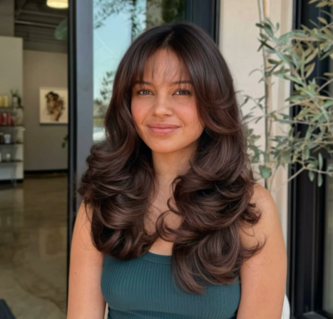 7 model rambut butterfly cut panjang, hasilkan tampilan feminin