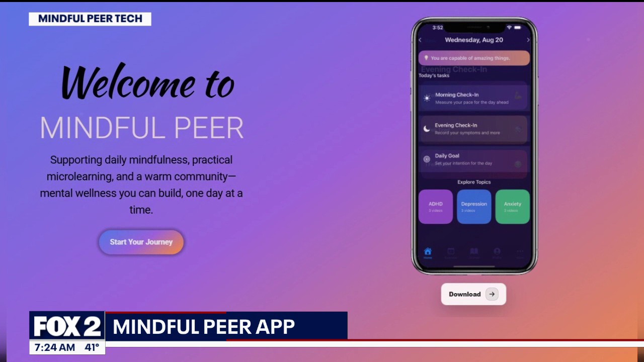 Mindful Peer app
