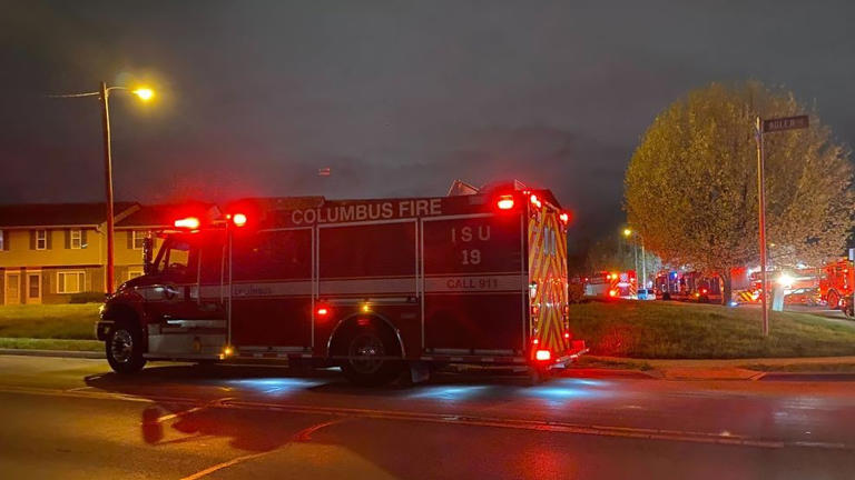Columbus family displaced after fire spreads through home