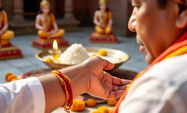 Significance and guidelines for wearing kalava in Hindu rituals