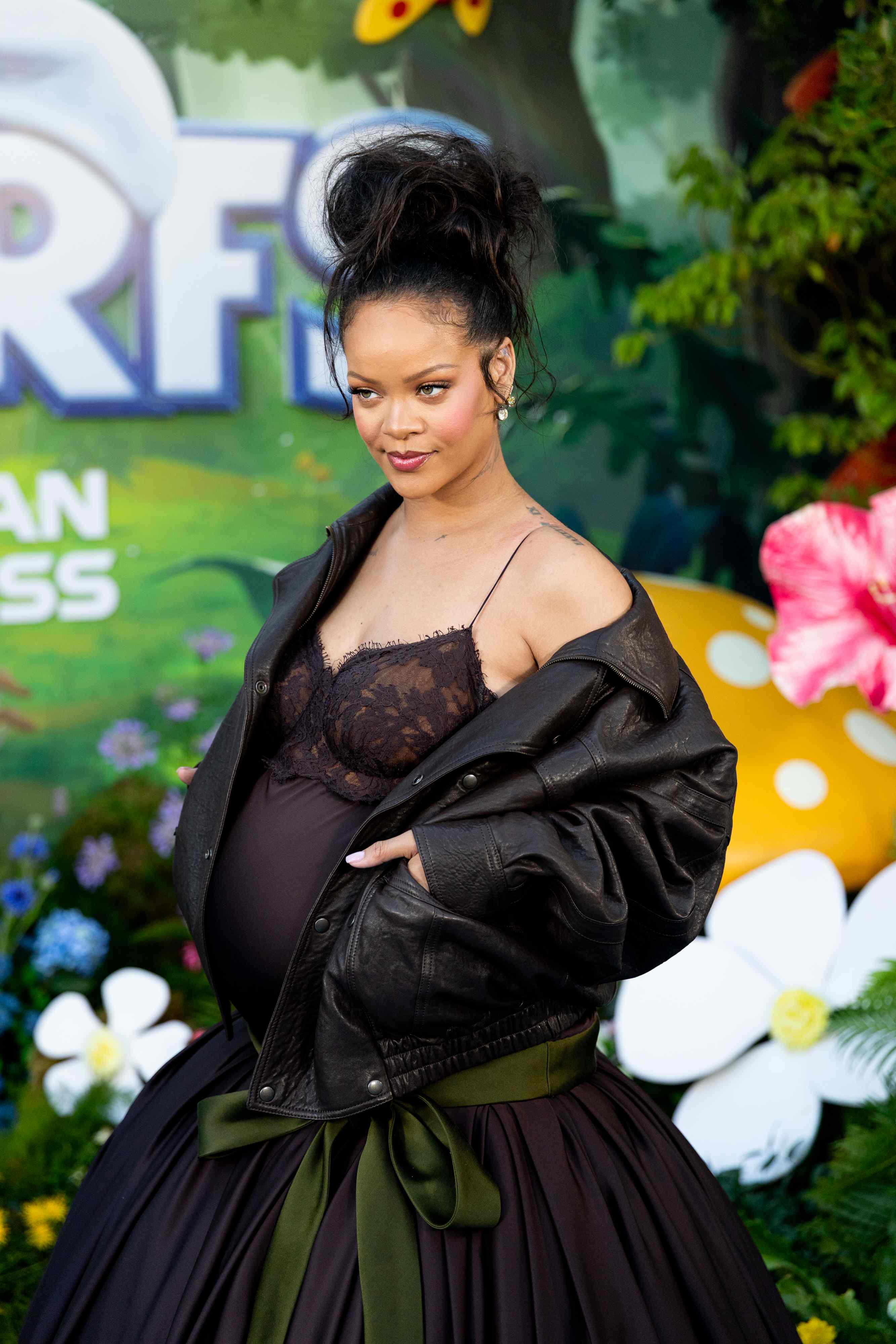 chinese dress ladies Black Rihanna Modest Long Sleeves Dress Slit Tight Porm Celebrity Dres   Hoprom