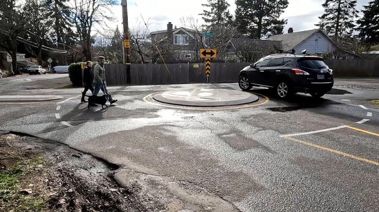 Your neighborhood's mini-traffic circles actually serve an important ...