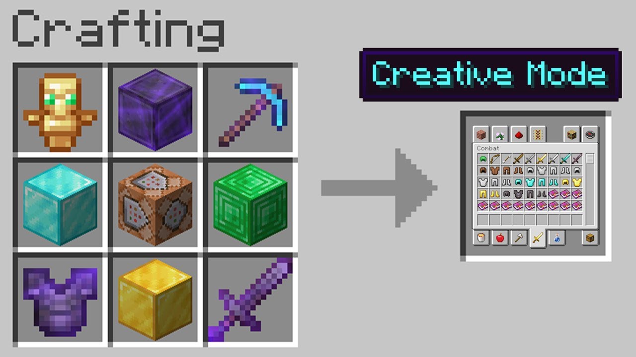 Minecraft UHC but you can craft creative mode